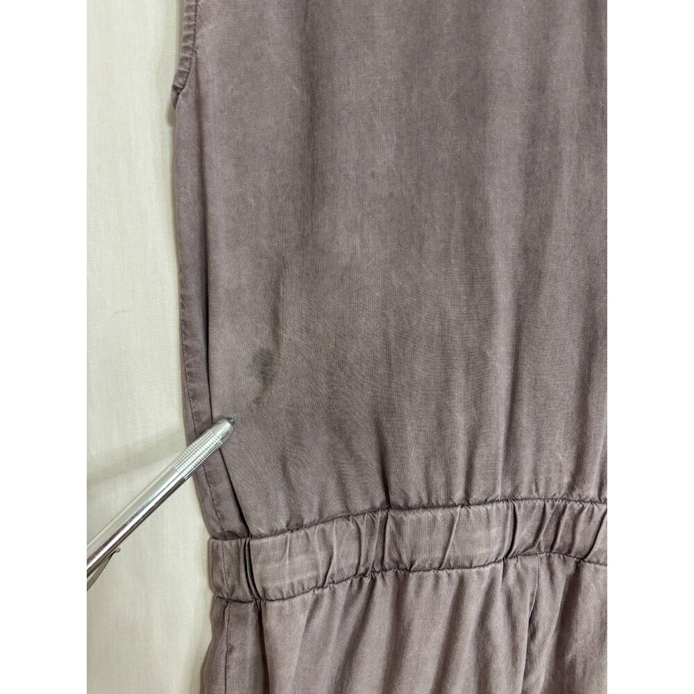 Cloth & Stone XS Wrap-Top Sleeveless Tencel Lyocell Jumpsuit Lavender Drawstring - Picture 14 of 14